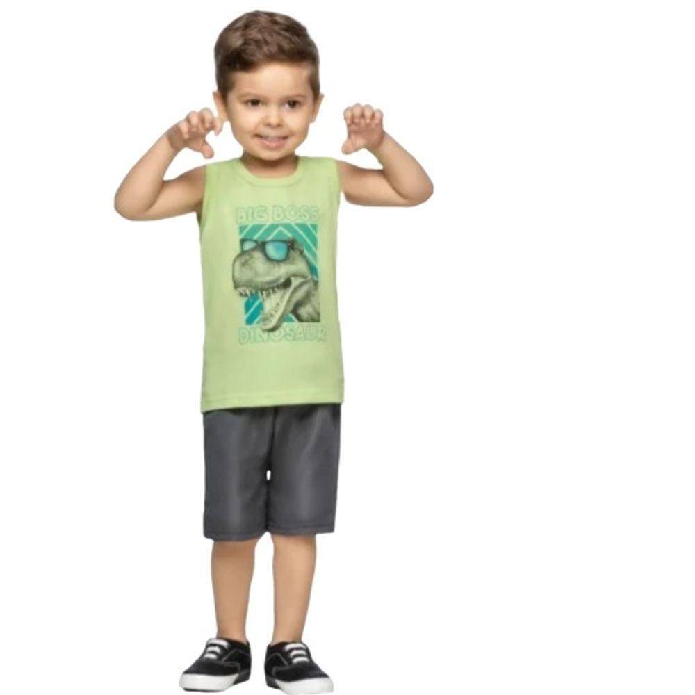 Conjunto Infantil Masculino Verão Rei Rex