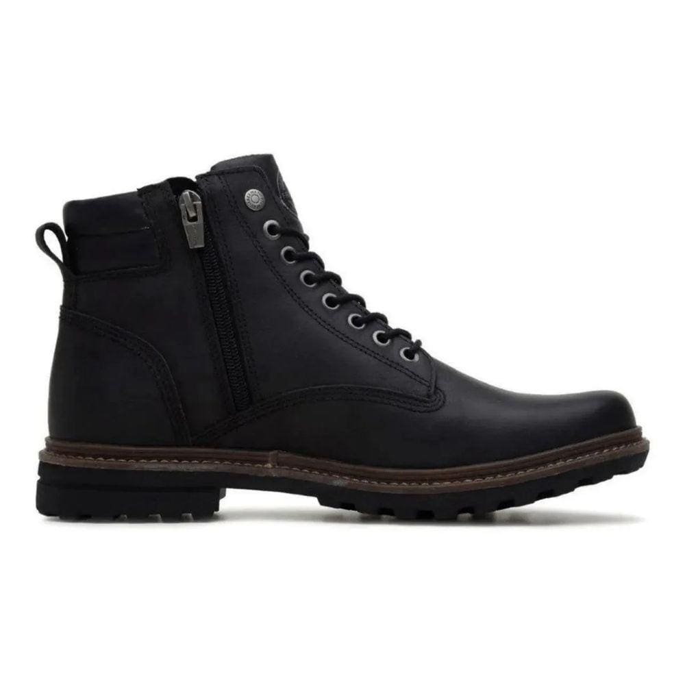 Bota Coturno Casual Masculino Couro FreeWay Django