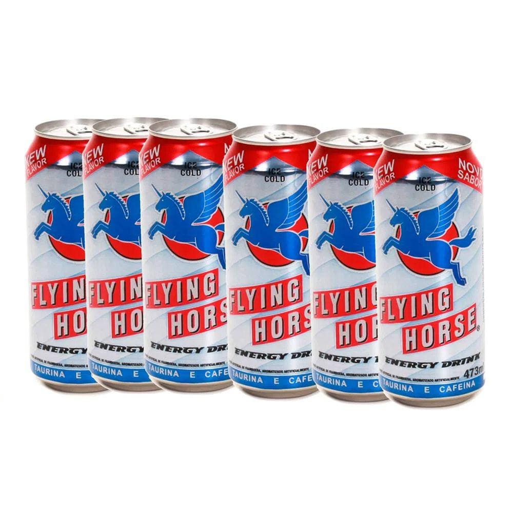 Kit 6 Energético Flying Horse 473ml