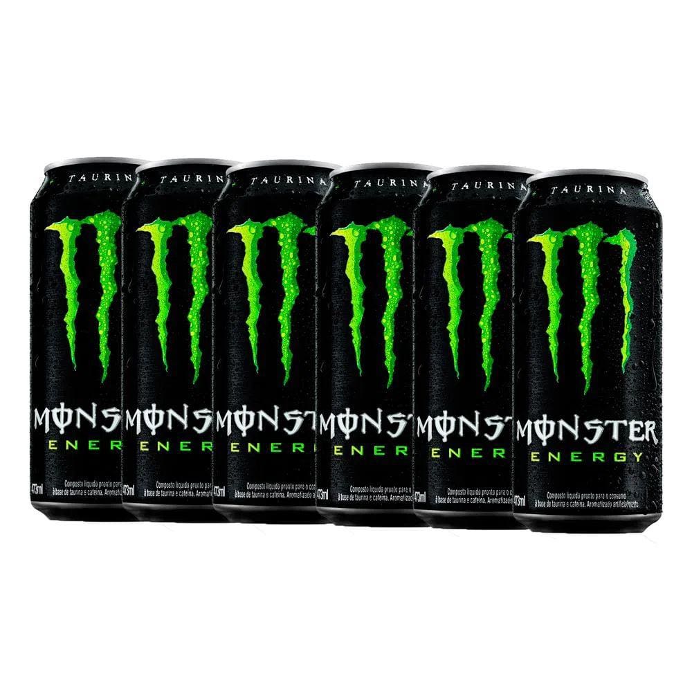 Kit 6 Energético Monster Energy com 473ml