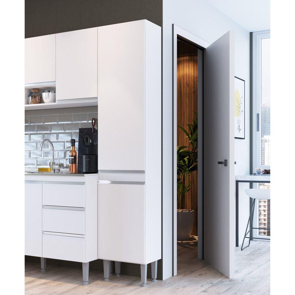 Paneleiro 2 Portas Athena IRM Móveis Branco