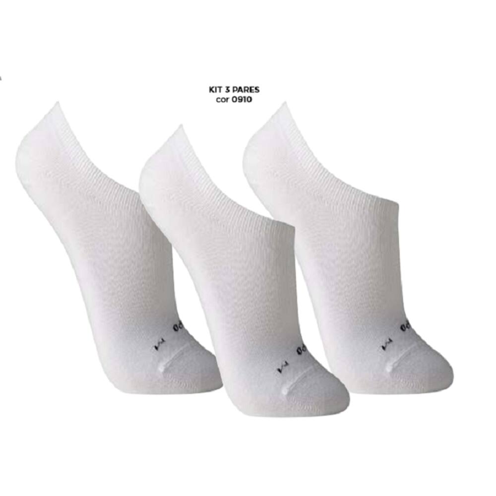 Kit 12 Pares Meias Sapatilha Invisível Lupo Unissex 03270