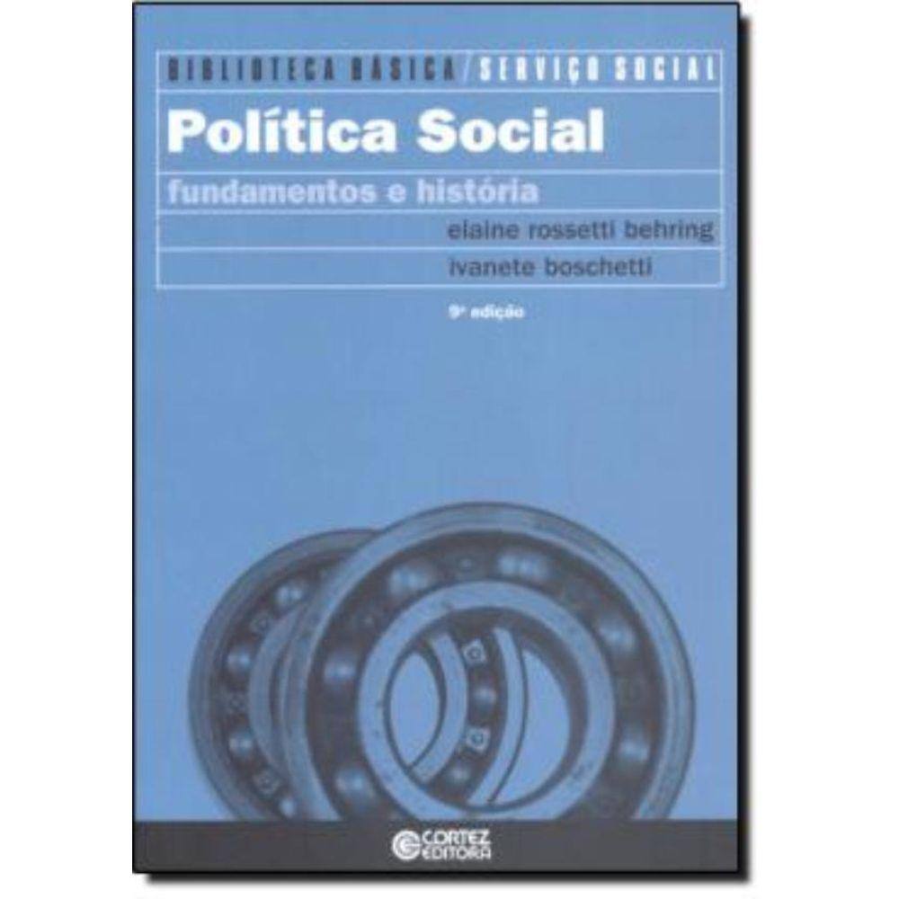 Politica Social Fundamentos E Historia