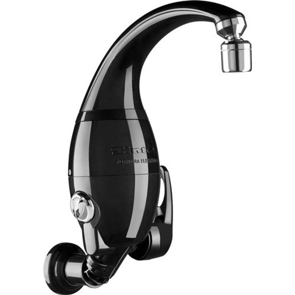 Torneira Elétrica Eletrônica Sintex Preta 220v 6.500w Tel270