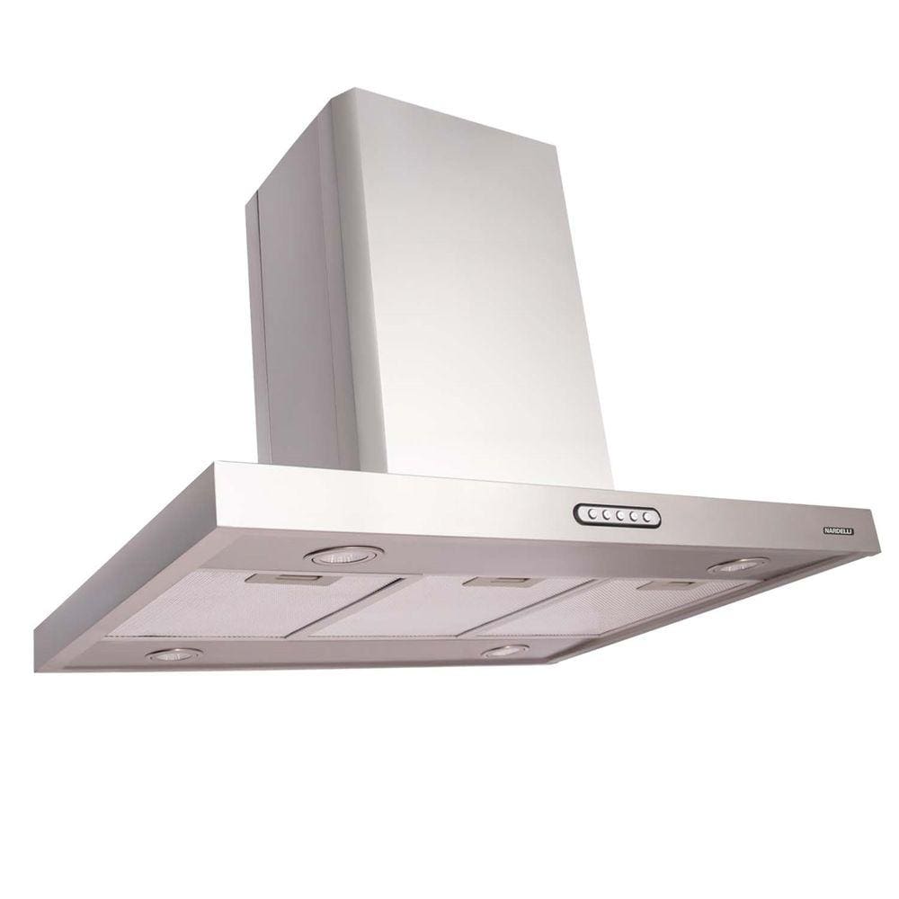 Coifa Retangular de Ilha Nardelli CIRI 244W 75cm Inox