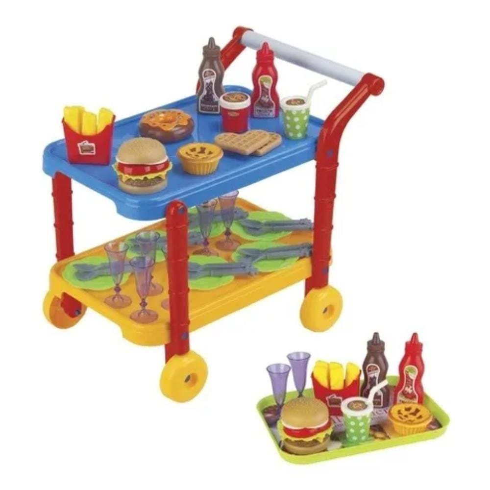 Carrinho Gourmet Hamburgueria Kta566 Fenix Brinquedos