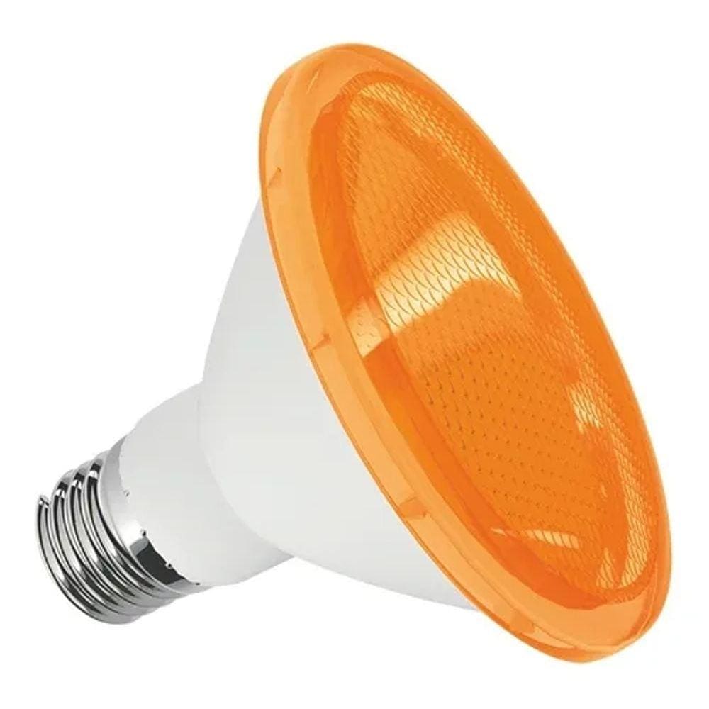 Lâmpada Led Par30 Led 10w Âmbar Ip65 Bivolt Luminatti