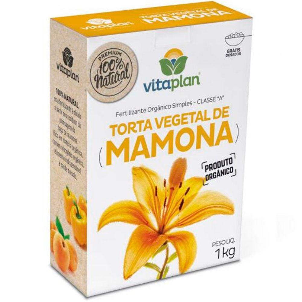 Caixa Fertilizante Orgânico Vitaplan Torta Vegetal de Mamona