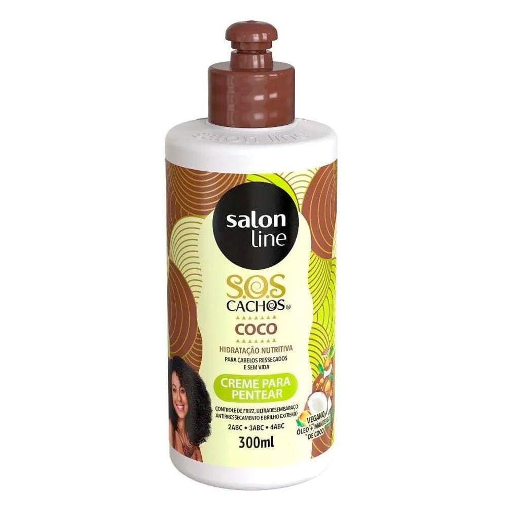 Creme Para Pentear Salon Line S.O.S Coco 300ml
