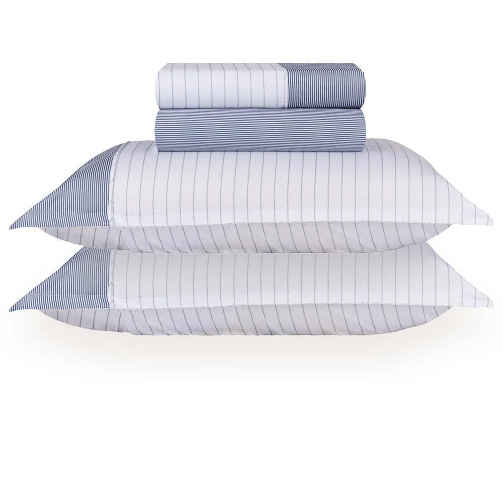 Jogo de Cama Casal 300 Fios Seattle - Naturalle Fashion