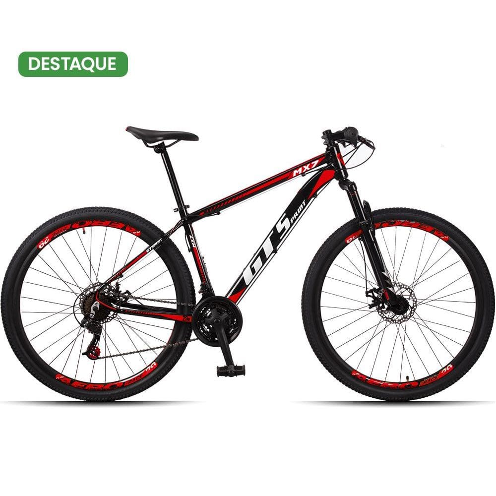 Bicicleta 29 GT Sprint MX7 21 Marchas Freio a Disco MTB Alumínio