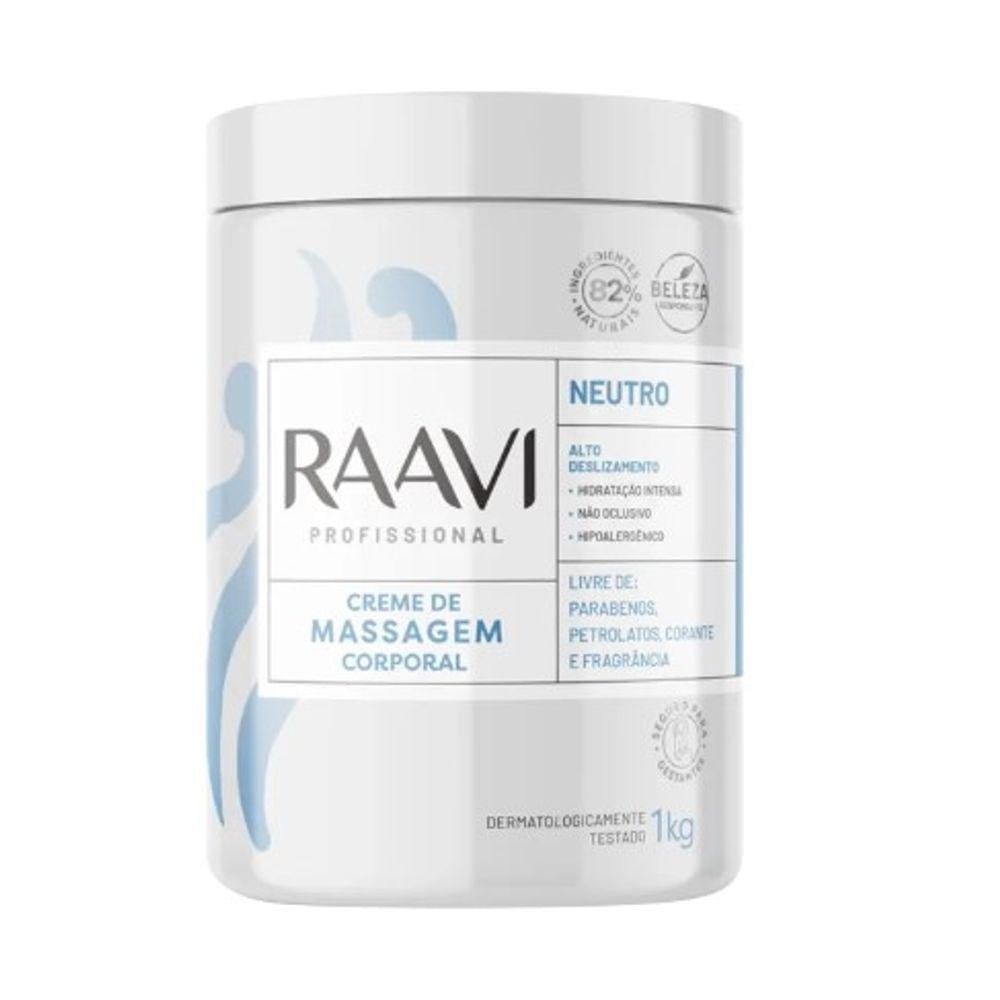 Creme Raavi Massagem Neutro 1Kg