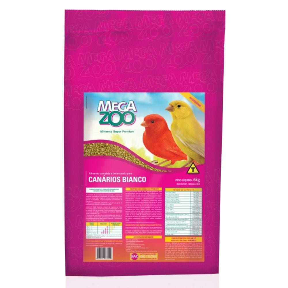 MEGAZOO - Canario Bianco 6kg