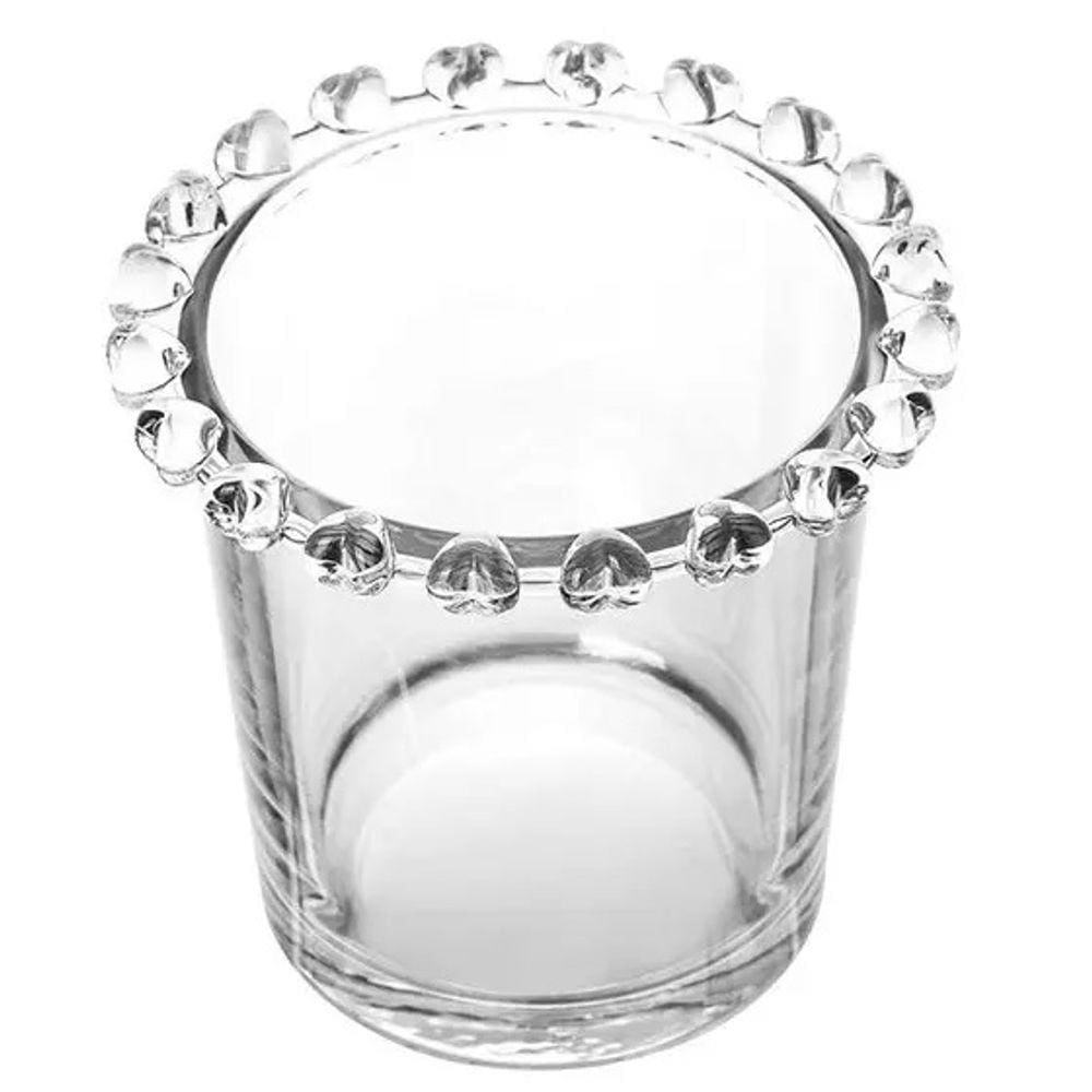 Porta Talher Sachê de Cristal Coração 8,5 x 8 cm - Lyor