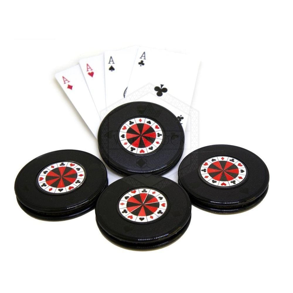 Suporte Segurador De Baralho E Cartas Magicard Com 4 Un.