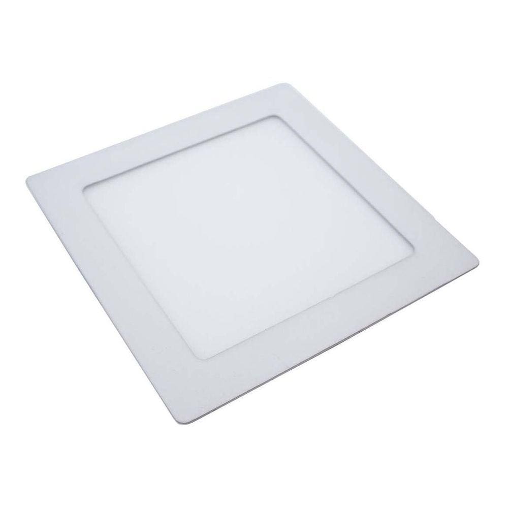 Painel Plafon LED de Embutir 12w 17 x 17cm 3000k Branco Quente ST435