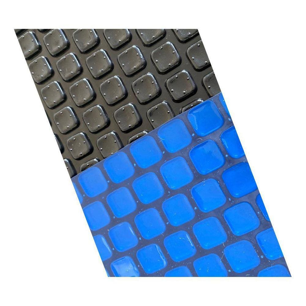 Lona Térmica Piscina 8X4 300 Micras Proteção Uv Black/Blue