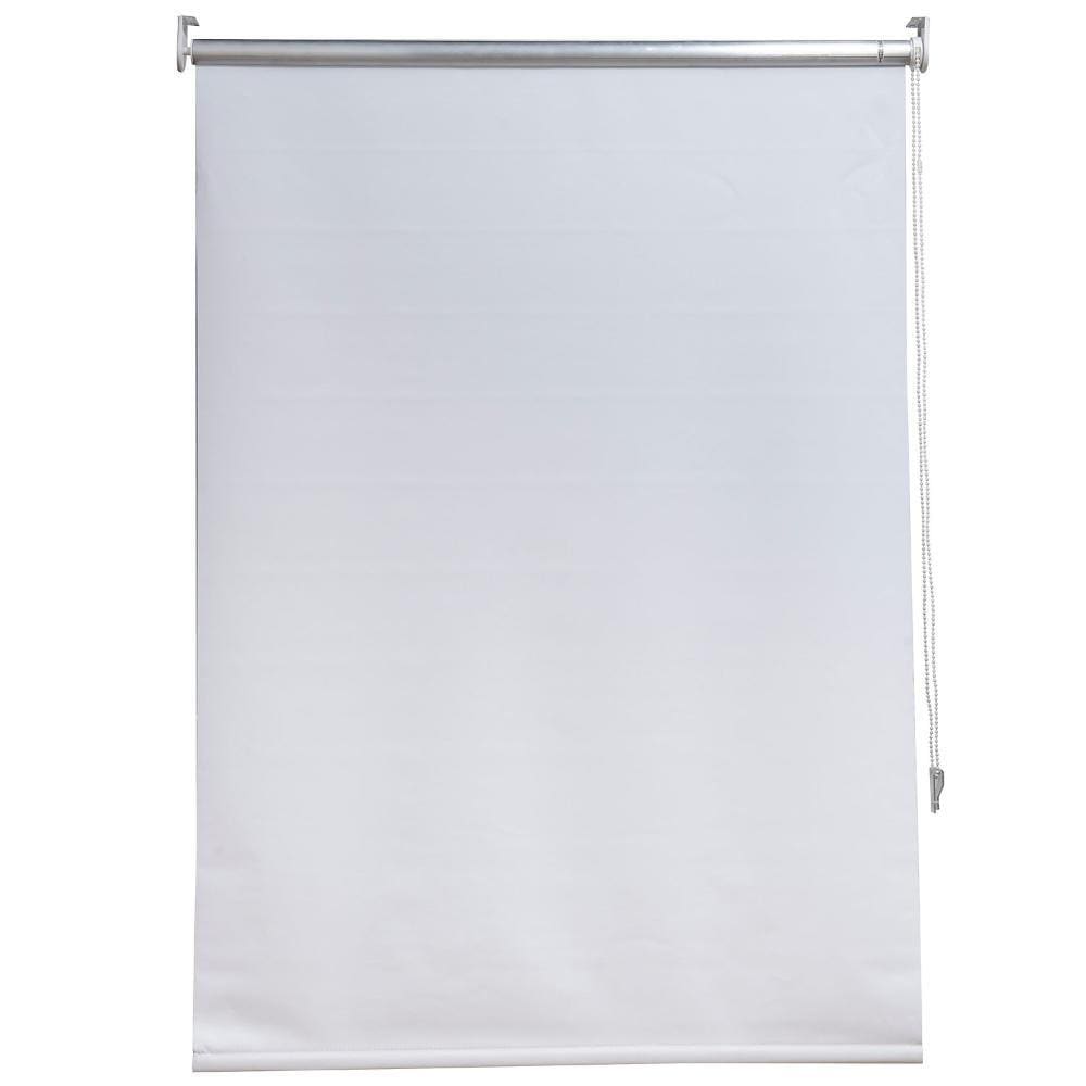 Cortina Rolo Branco Blackout 250x135cm Just Home Collection