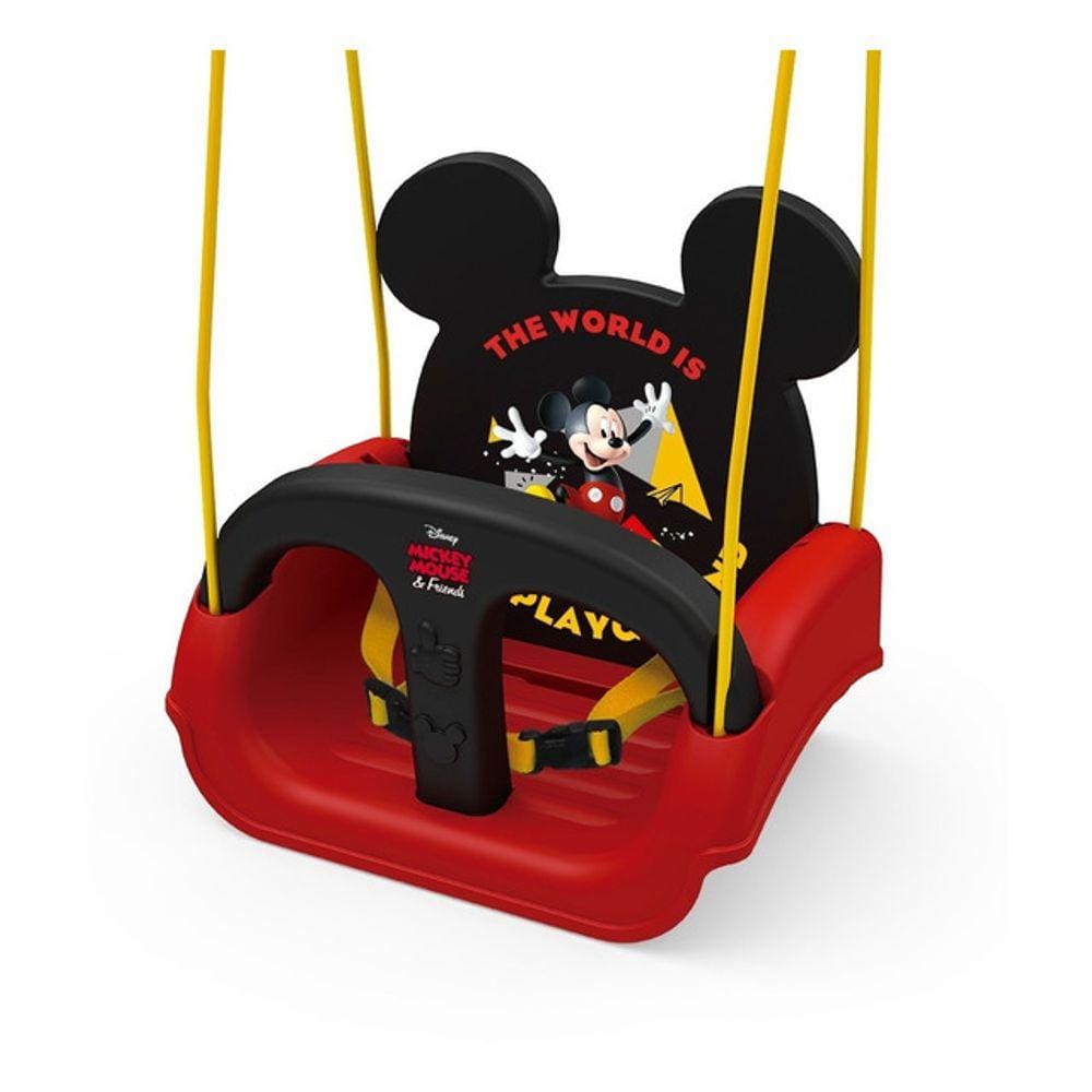 Balanço Infantil Encosto Balança Barra Proteção Personagens