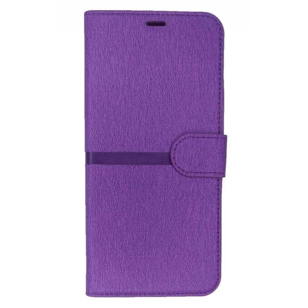 Capa Carteira Para Samsung A12 / M12 - Cor: Roxa