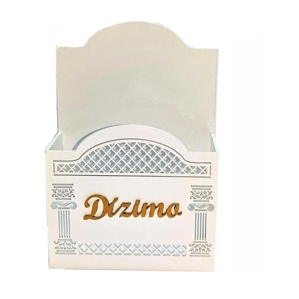 Porta Envelope Para Igreja Dízimos E Oferta Branco Mdf