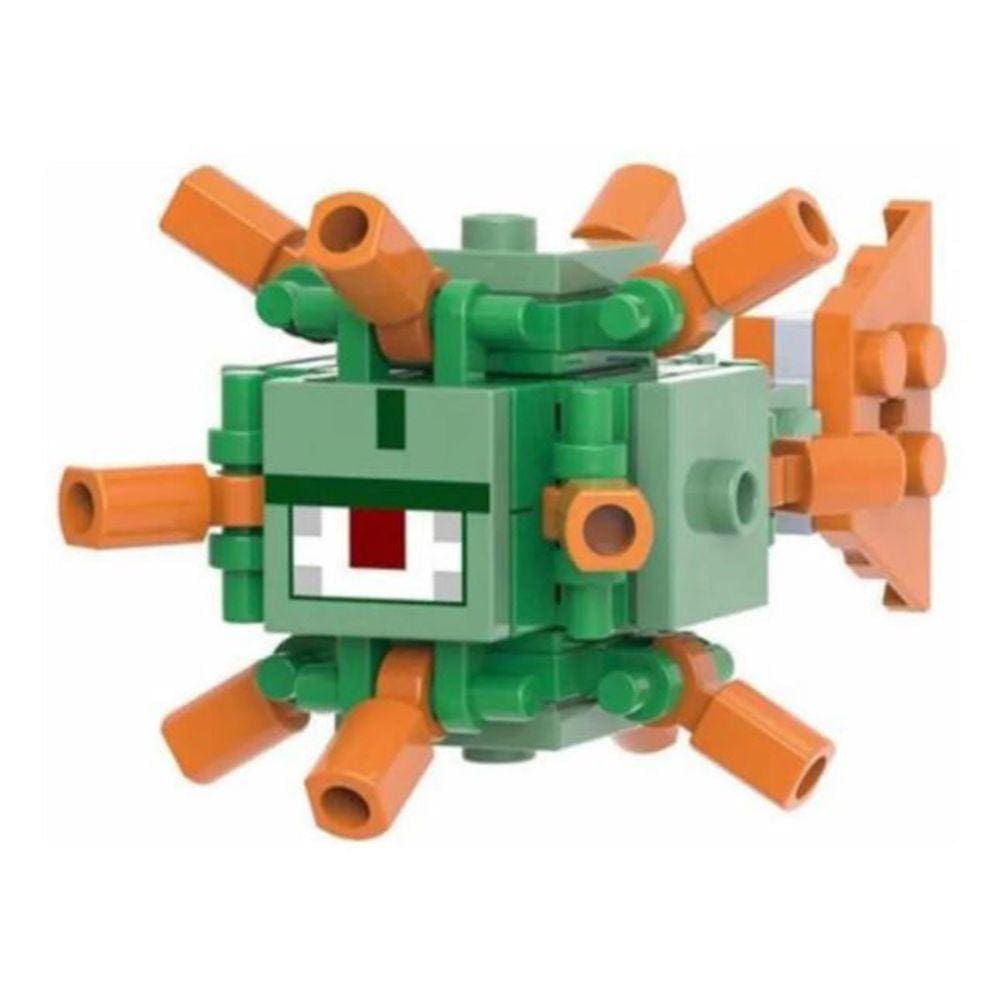 Boneco Minifigure Blocos De Montar Guardião Minecraft