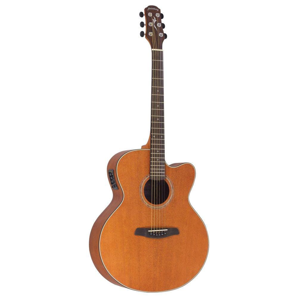 Violao Aço Eletrico Strinberg Sj25C Mgs Mahogany Satin