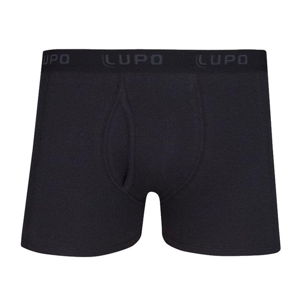 Cueca Boxer Lupo Canelada com Abertura - 660-002