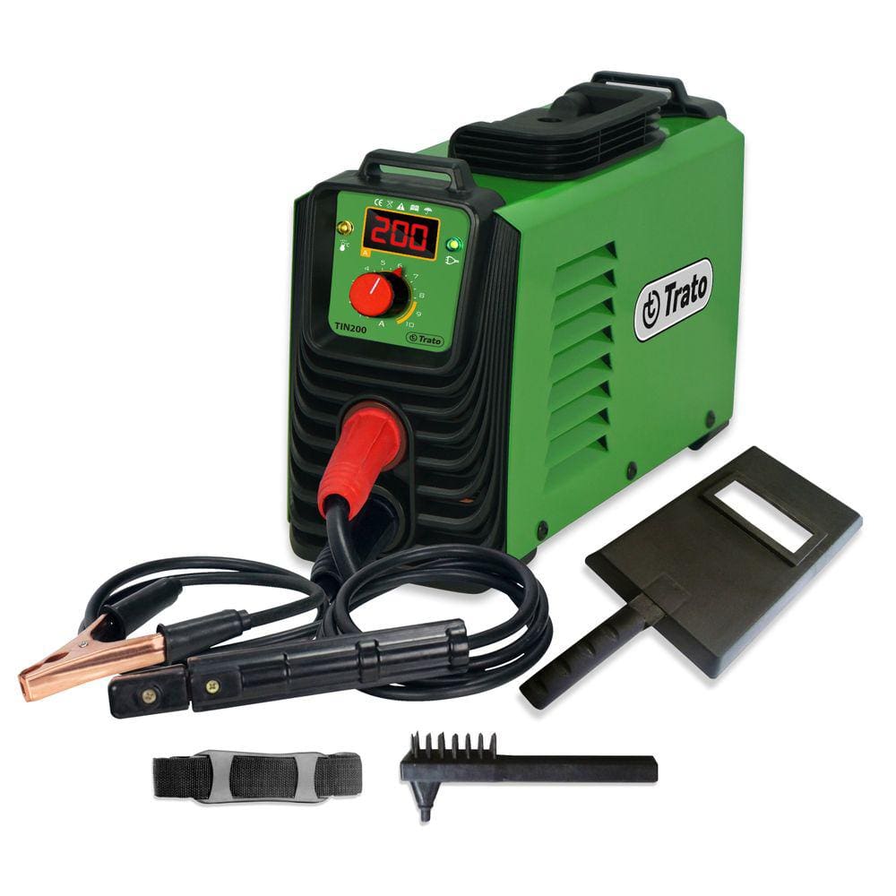 Máquina Solda Inversora 200a Mma Tig Lift Tin200 Trato 220V