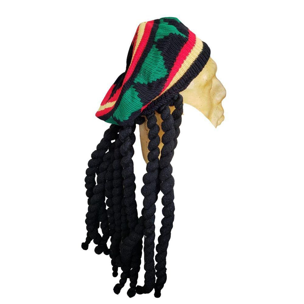 Reggae Dreadlocks Jamaicano Malha Feijões Trança Rastafari