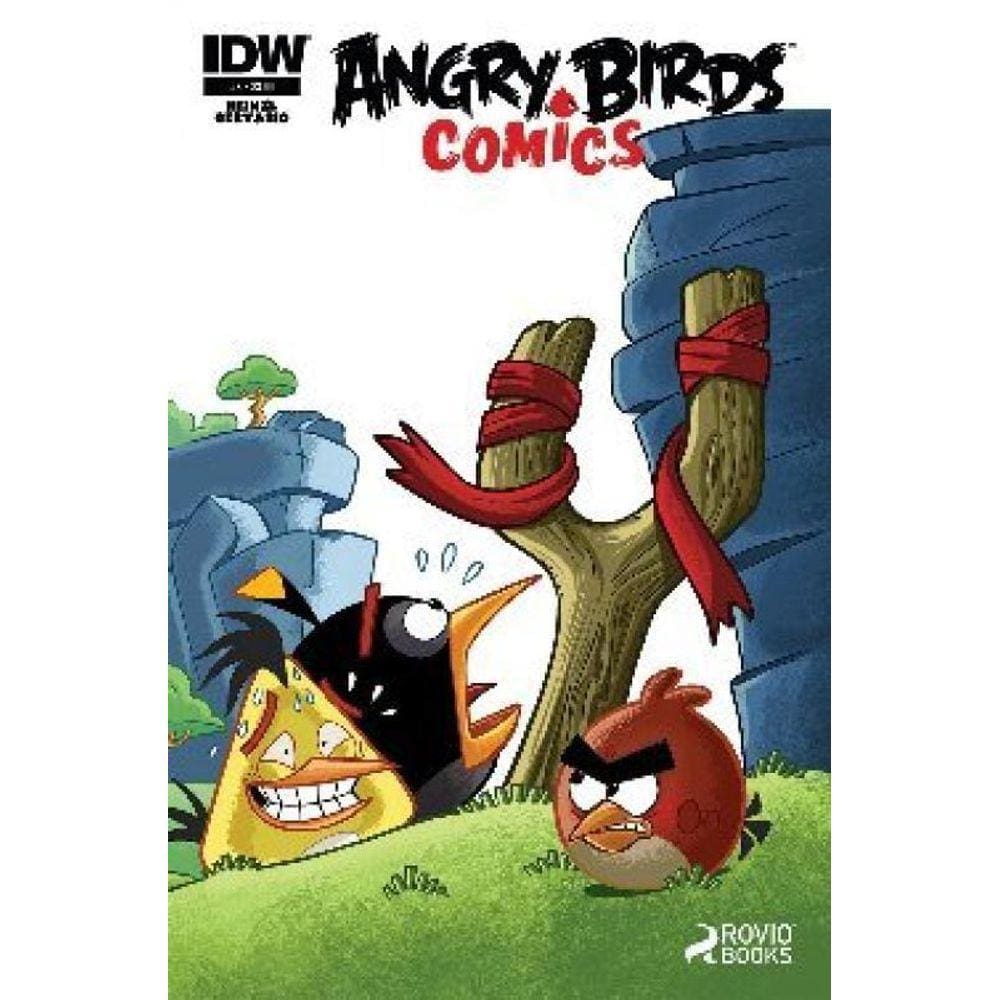 Livro Angry Birds - Quadrinhos - O Estilingue Quebrado