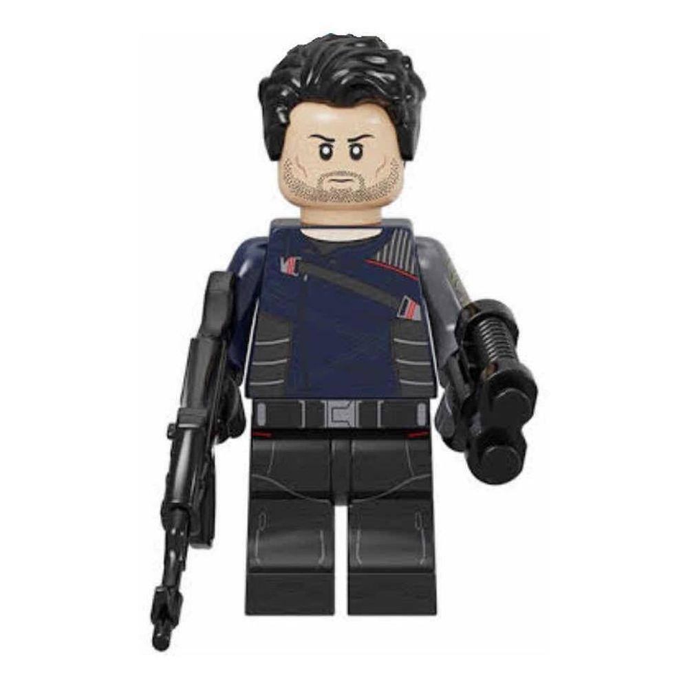 Boneco Blocos De Montar Soldado Invernal Gun Machine Marvel