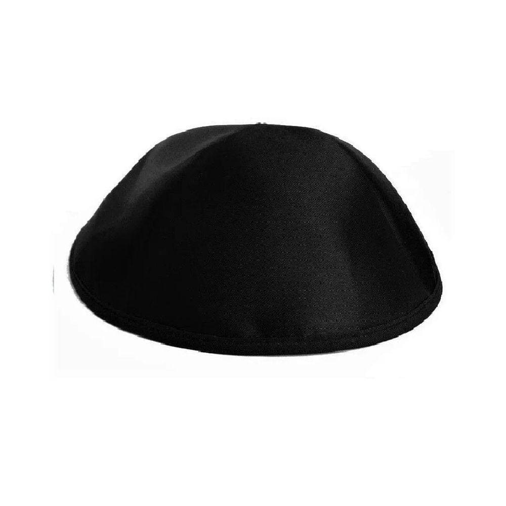 Kipa Judaico Cetim Com Forro Interno Azul- De Israel