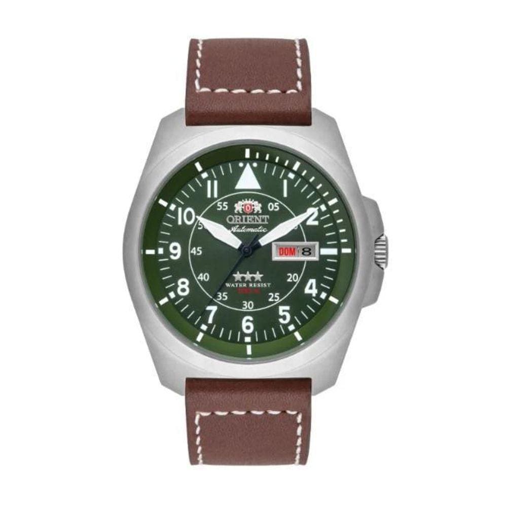 Relógio Masculino Orient Verde Militar F49Sc019 E2Nx