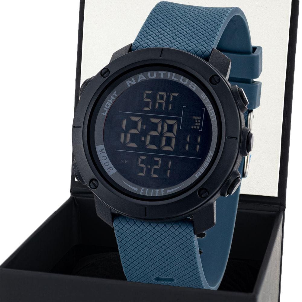 Relogio Nautilus Masculino Digital Pulseira Silicone N001a