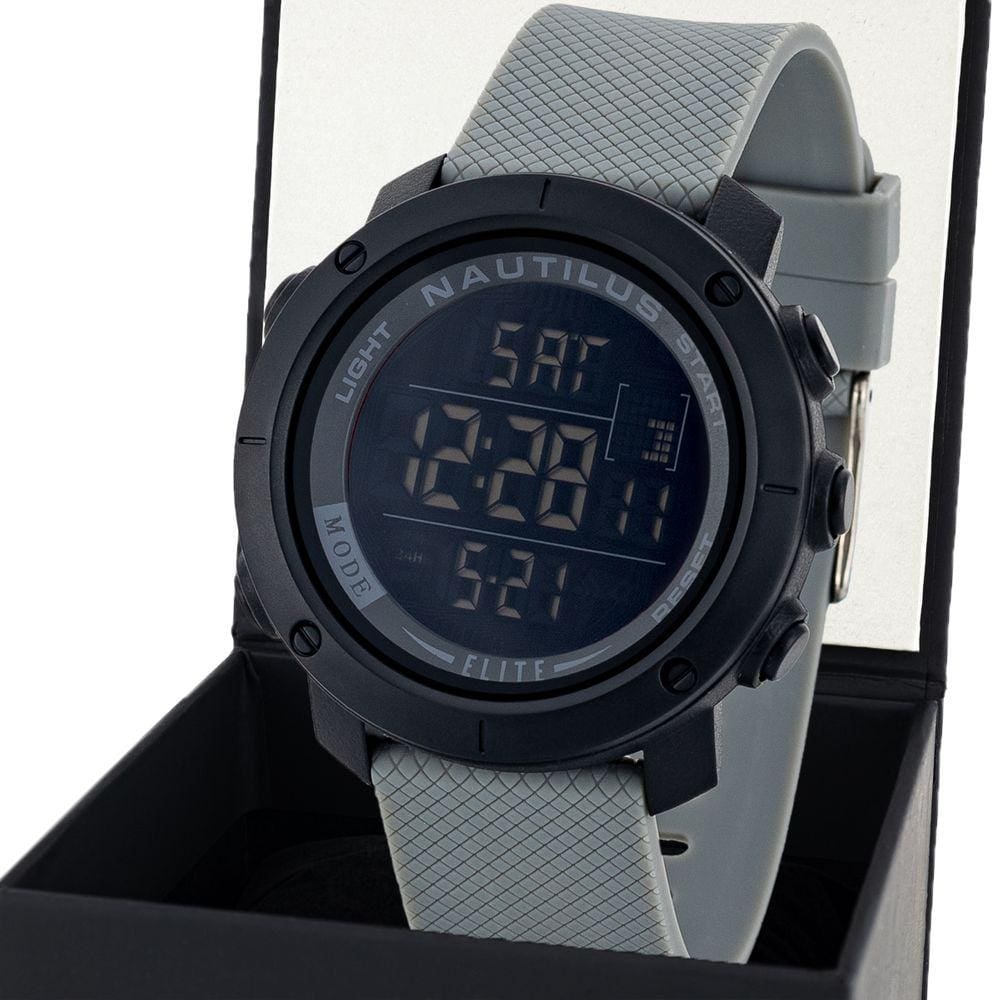 Relogio Nautilus Masculino Digital Pulseira Silicone N001c