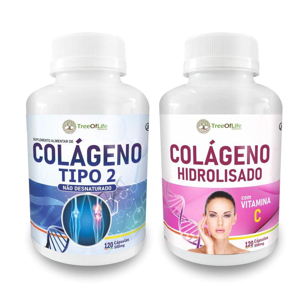 Colágeno Tipo I Hidrolisado + Colágeno Tipo Ii Uc2 Não