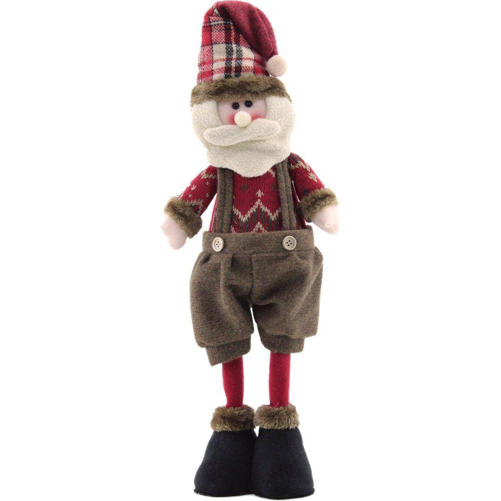 Boneco De Natal Papai Noel Em Tecido 50Cm