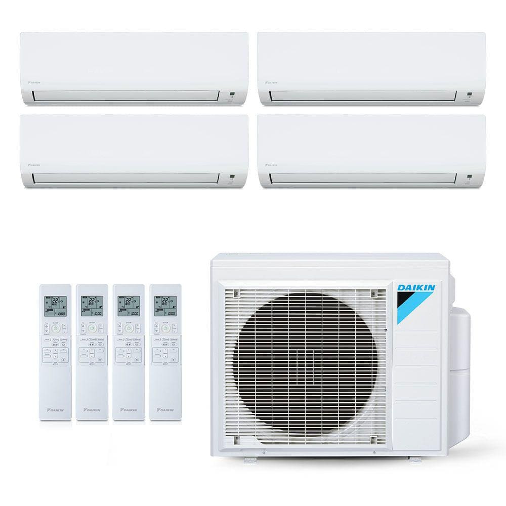 Ar-Condicionado Multi Split Inverter Daikin 28.000 BTUs (4x Evap HW 12.000) Quente/Frio 220V