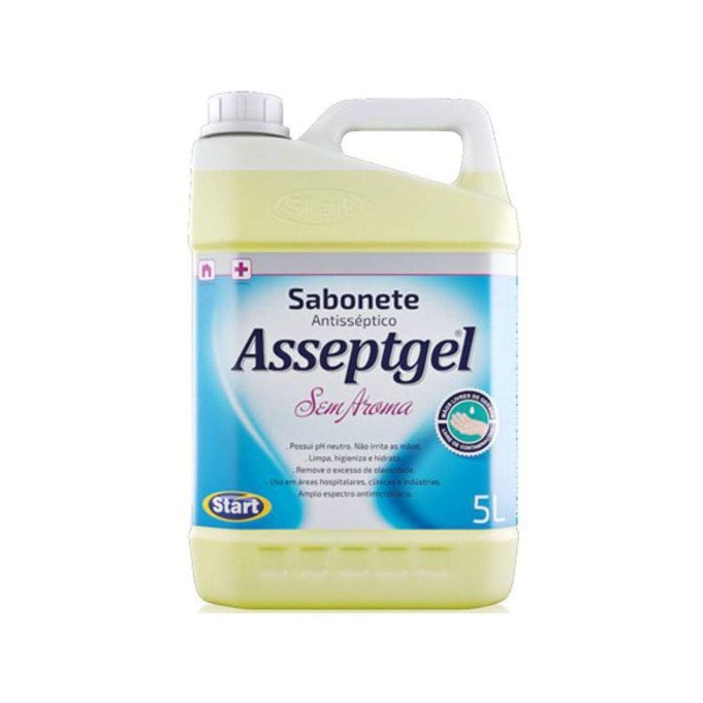 Sabonete Líquido Antisséptico Asseptgel 5L Start