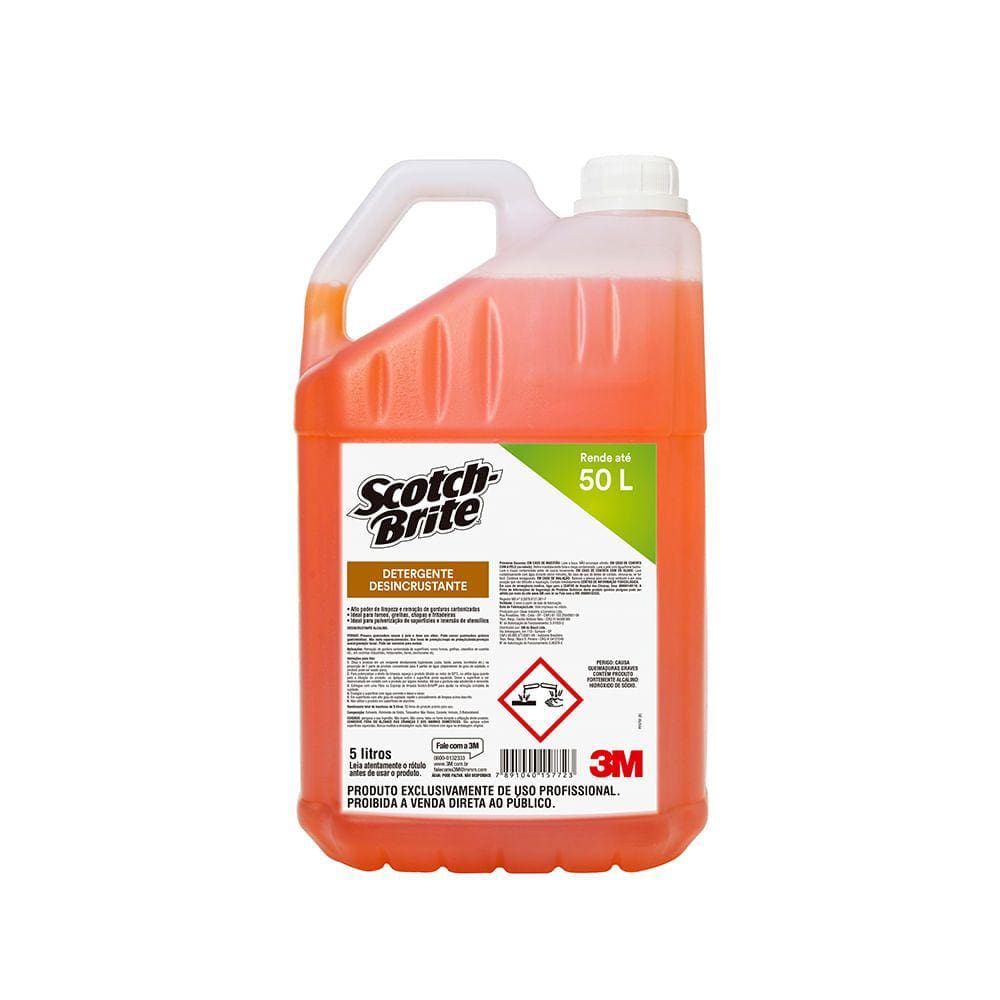 Detergente desincrustante 5L Scotch-Brite 3M