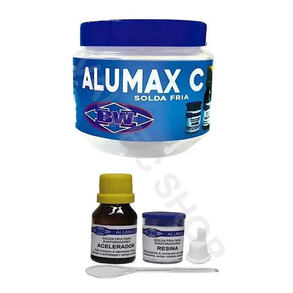 Kit Solda Fria Tapa Furo Para Evaporadores Alumínio Aluma