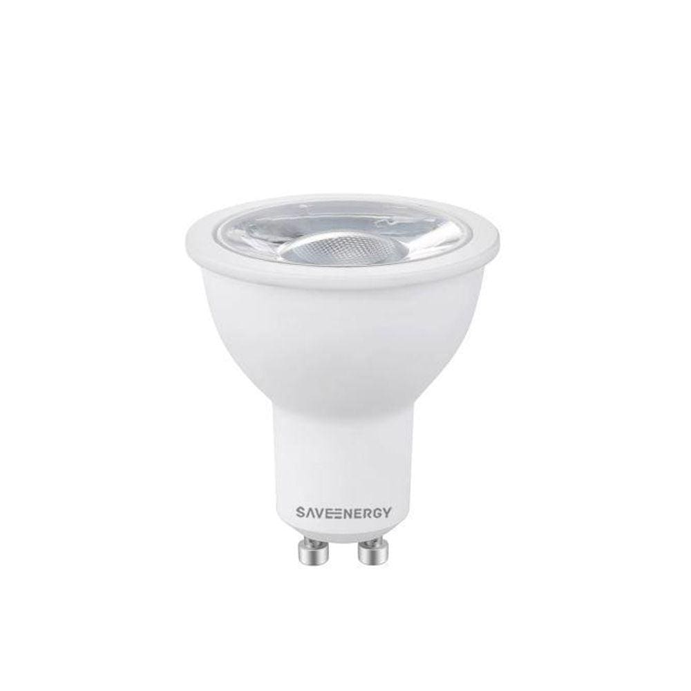 Kit 10 Lampada Led Dicroica 7W Mr16 Gu10 2700K Save Energy