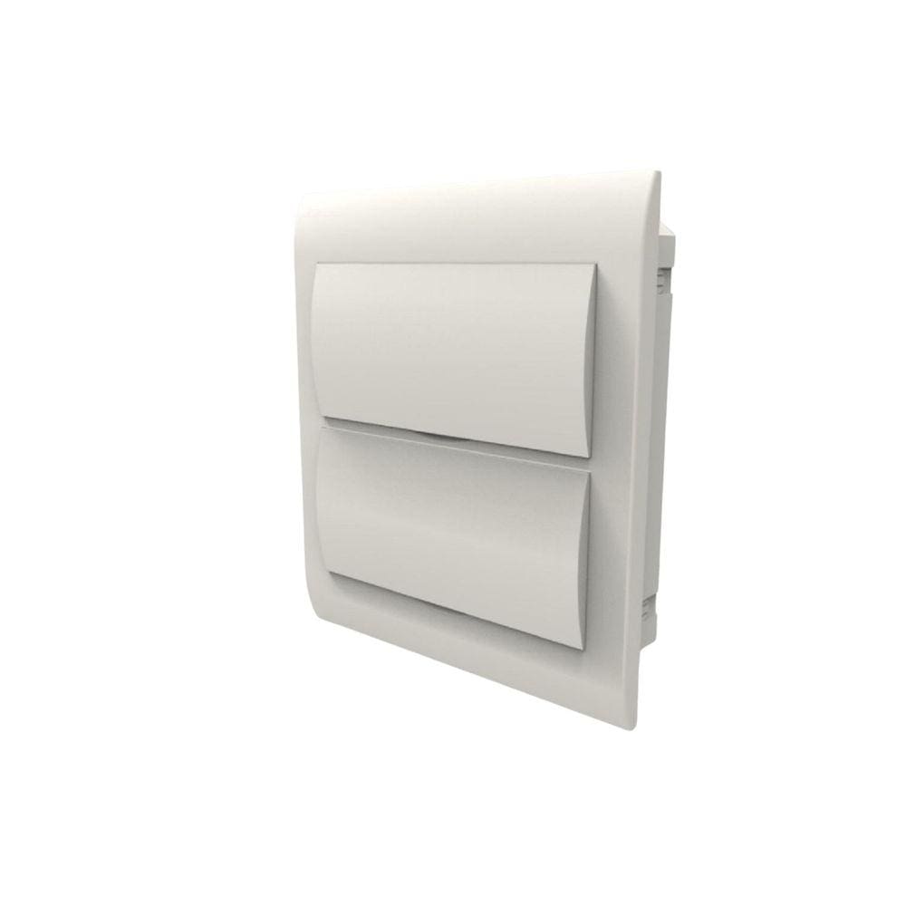 Quadro De Embutir -24 Polos-2 Filas Qd-Eb24 Enerbras