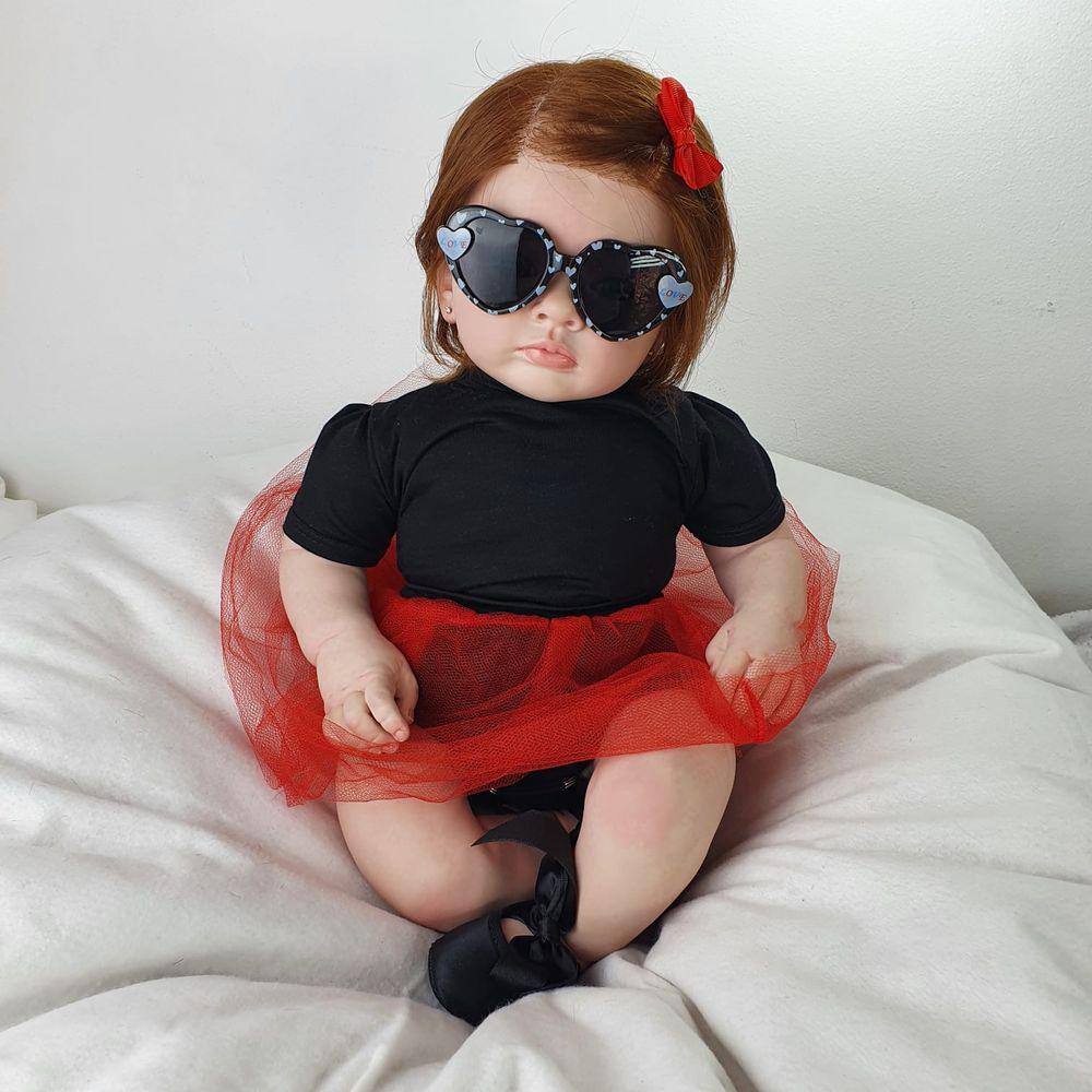 Bebe reborn real menina linda princesa enxoval fantasy baby