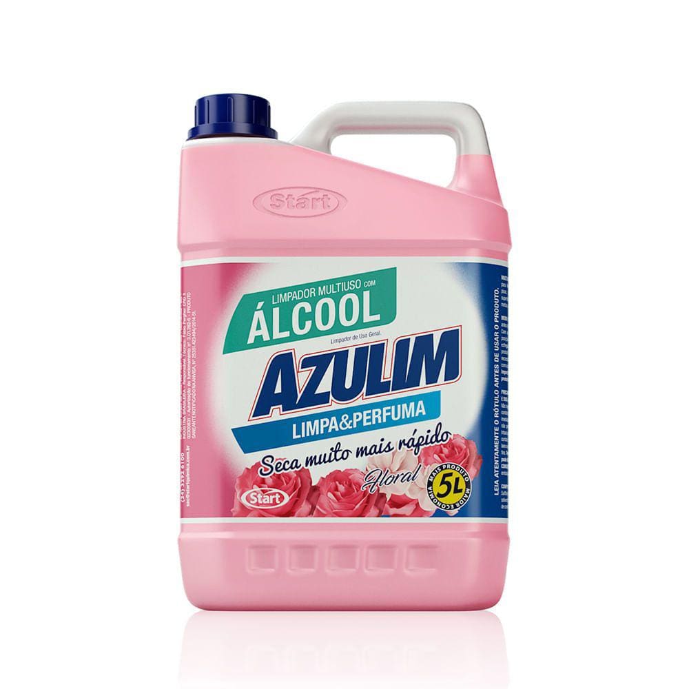 Multiuso Azulim com Álcool Floral 5L