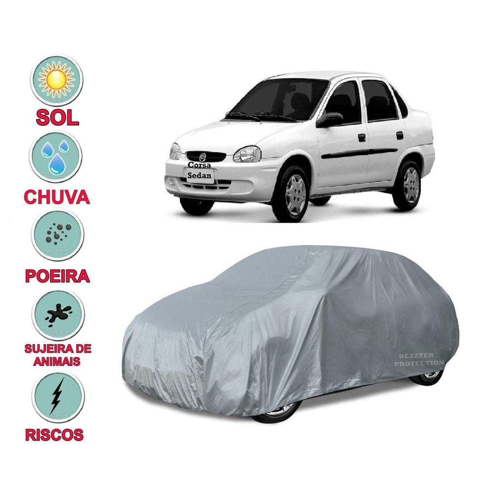 Capa Cobrir Carro Corsa Sedan 100% Impermeável Proteção