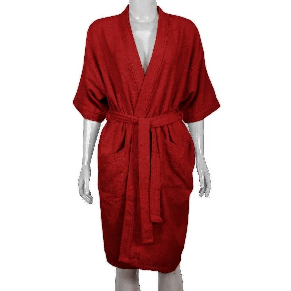 Roupão Felpudo Atlântica Sofisticata Unissex Cor: Vermelho