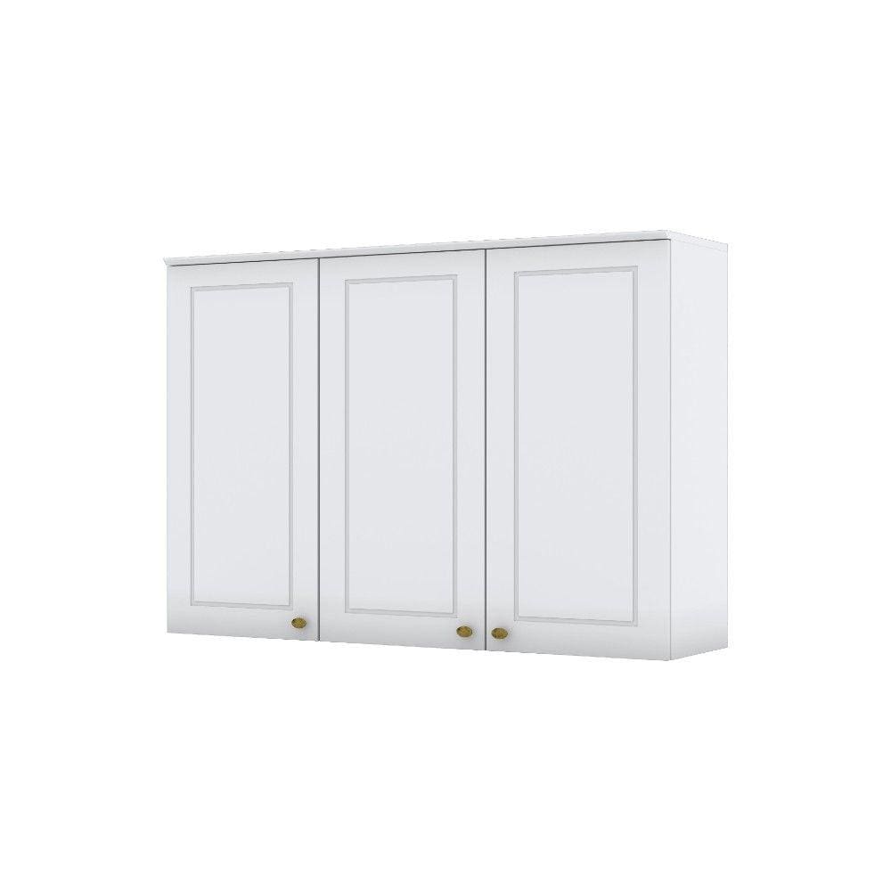 Armário Aéreo 3 Portas 120cm Americana Henn