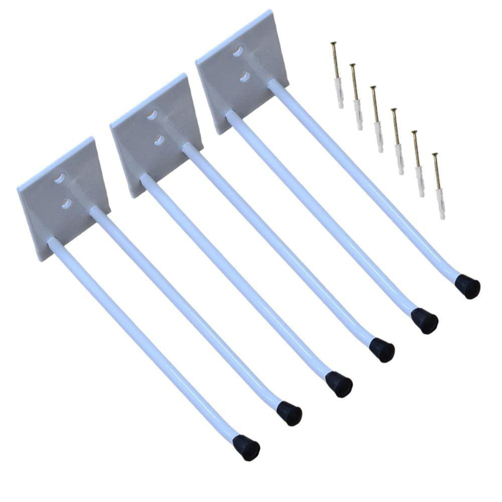 3 Suporte Para Vassouras Rodos De Parede Organizador 18Cm